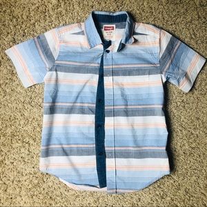 Wrangler Boy's Button-down Short Sleeve Size 4/5